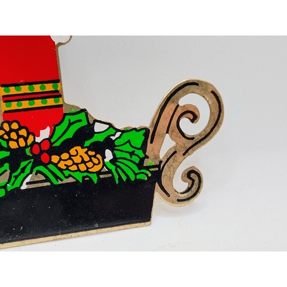 Lillian Vernon Lillikins Candle Brass Ornament Hand Painted Rare Vintage Find - Picture 3 of 8